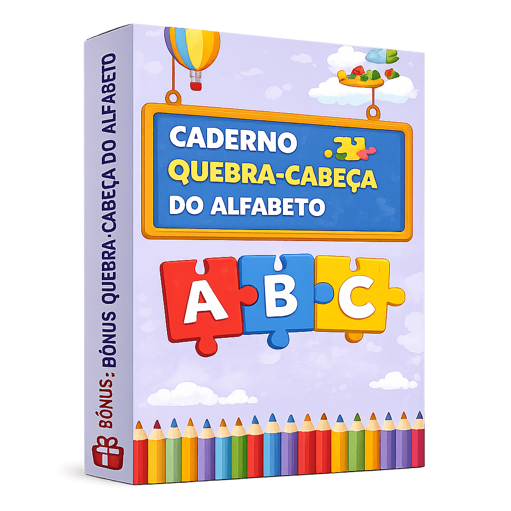 Caderno Quebra-Cabeça do Alfabeto